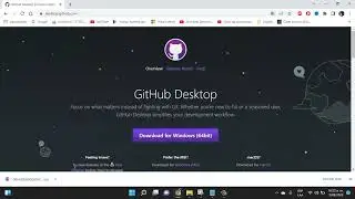Download and install GitHub Desktop on Windows 2022