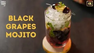 Black Grapes Mojito | Drink It Easy 2.0 | Mocktails at Home | Sanjeev Kapoor Khazana
