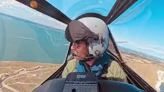 Chipmunk air experience flight to the Isle of Wight Needles, August 2025 