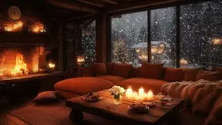 Warm Winter Fireplace 2026 | Relaxing Piano Music & Crackling Fire for Sleep and Calm
