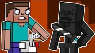 Skeleton Fortress Escape | Block Squad (Minecraft Animation)