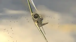 German FW 190 D-9 Intense dogfight (Defensive maneuvers)