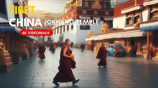 Tibet | A Walk Around the Jokhang Temple in Lhasa | Feel the Tibetan faith | 4K