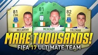 BEST WAY TO MAKE COINS FOR FIFA 17 ST PATRICKS DAY! 🍀 (FIFA 17 Trading Method)