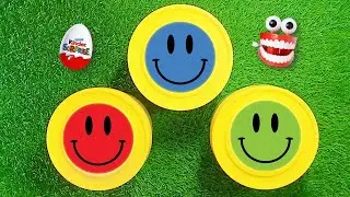 Satisfying Video | Unpacking and Mixing Rainbow Candy in SMILE  Boxes ASMR