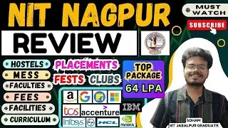 NIT Nagpur Reviews| VNIT Nagpur | 2025 |Placements, Facilities, Fees, Fest| Watch Before Admission!!