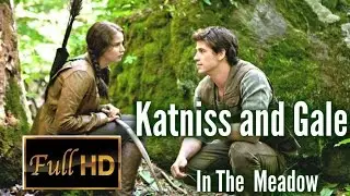 The Hunger Games Scenes - Katniss and Gale in the meadow