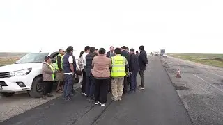 Доссор-Құлсары тас жолы бойына партиялық бақылау бекеті ашылады