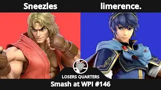 Smash at WPI #146 LOSERS QUARTERS - Sneezles (Ken) Vs limerence. (Marth)