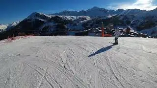 Piste Pavane and Jean Marie  La Plagne/Paradiseski Plagne 2000 area