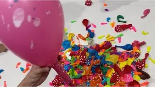 Colourful Balloons Inflating with Electric Balloon Machine | Satisfying & Fun