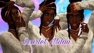 The Sims 4 || Create A Sim | Scarlet Milan | Sim + CC