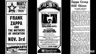 Zappa/Mothers - Chunga's Revenge, Spectrum Theater, Philadelphia, PA, November 3, 1975
