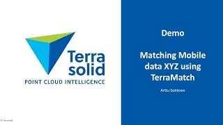 Matching Mobile Data XYZ using TerraMatch