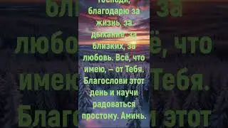 Молитва благодарности 🕊️ #shorts #оберег #молитва