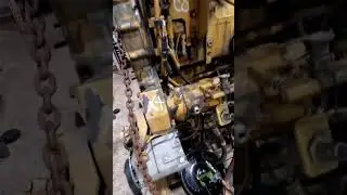 Caterpillar C16 industrial diesel engine. Very good runner.