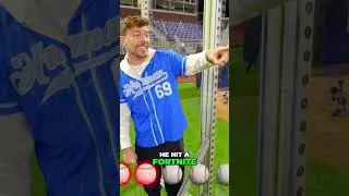 Human vs Robot Baseball: Unbelievable 150 MPH Pitch Hit! #shorts