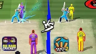 WCC2 VS BBC 🔥 BATTING SHOTS🔥 COMPARISION || TECH WIDFRNDZ