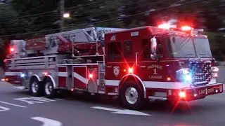 Passaic Fire Department Ladder 1 Responding 6-27-18