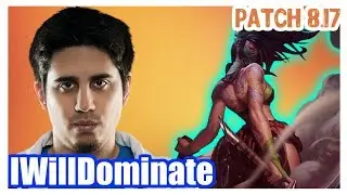 IWillDominate | AKALI vs GANGPLANK | AKALI Top | Challenger Gameplay | Patch 8.17