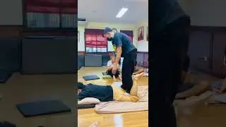 Elbow and knee power Thai massage Class
