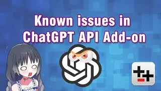 Known issues in ChatGPT API Add-on