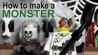 How to make a monster - a LEGO ® Monster Fighters stopmotion