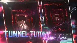 Tunnel tutorial like haiko on Alight motion😈 | Haiko style manga edit tunnel tutorial 