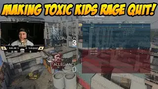 Making Toxic Kids Rage Quit In SnD! (CoD MW)