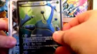 Pokemon ex and full art collection showing