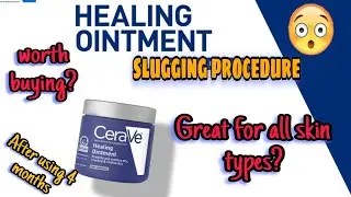How to use vaseline on face // Cerave healing ointment review / slugging procedure