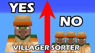 Reliable Baby Villager Sorter for Minecraft 1.18