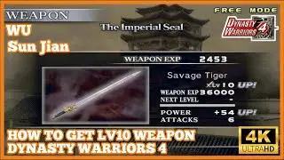Sun Jian Lv10 Weapon Guide | Dynasty Warriors 4