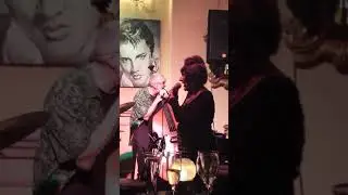 Joyce singing Hava Nagilla at Melvyns in Palm Springs