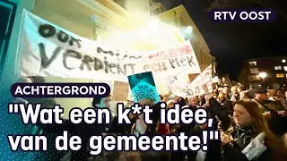 Van het Burgerweeshuis in protestmars naar het stadhuis: 