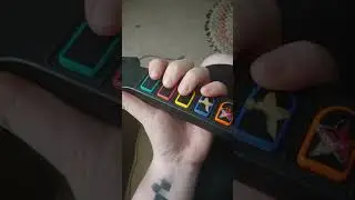 I press the red button on guitar hero guitar