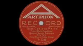 Ben Selvin: THAT CERTAIN PARTY (1925)
