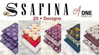 Safina Lawn Collection ✨ 3 _ Piece Printed Suit | Latest Volume | Premium Quality 