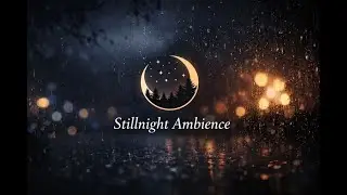 Rain on Window at Night &bull; Calm Sleep Ambience (No Narration)