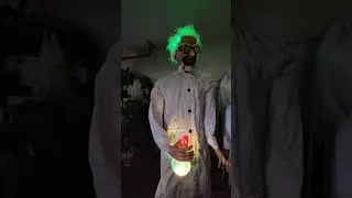 Home Depot Mad Scientist and Mini Scene