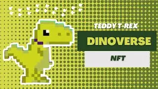Teddy T-Rex Dinoverse Teaser | NFT | Pixeldust Studios