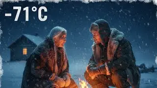 Building a Life at -71&deg;C: 80-Year-Old Grandmother and Grandson's Winter Shelter - Siberia