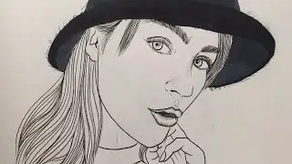 Illustration time lapse of Tavia Bonetti