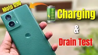 Moto G96 5G Battery 🔋Charging & Drain Test | Battery Drain Test  @TechyWood