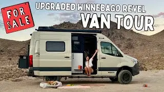 FOR SALE! 2023 Winnebago Revel Sprinter Campervan - Solo Female Travel Nurse Van Tour, Alex & Riggs🐾