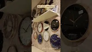 beautiful clock collection.    #homedecor #decor #interiordesign #architecture #wallclock