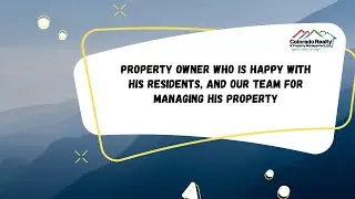 Denver property management - a property owner review of Colorado Realty and Property Management inc