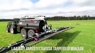 Karko 17m&sup3; lietevaunu Bomech Farmer 15m multaimella