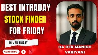 Daily Best Intraday Stock Finder using Algo | Best Intraday Stock for Tomorrow | Day 8