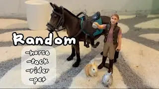Schleich game! Radom everything! 💗#schleich #game #horse 